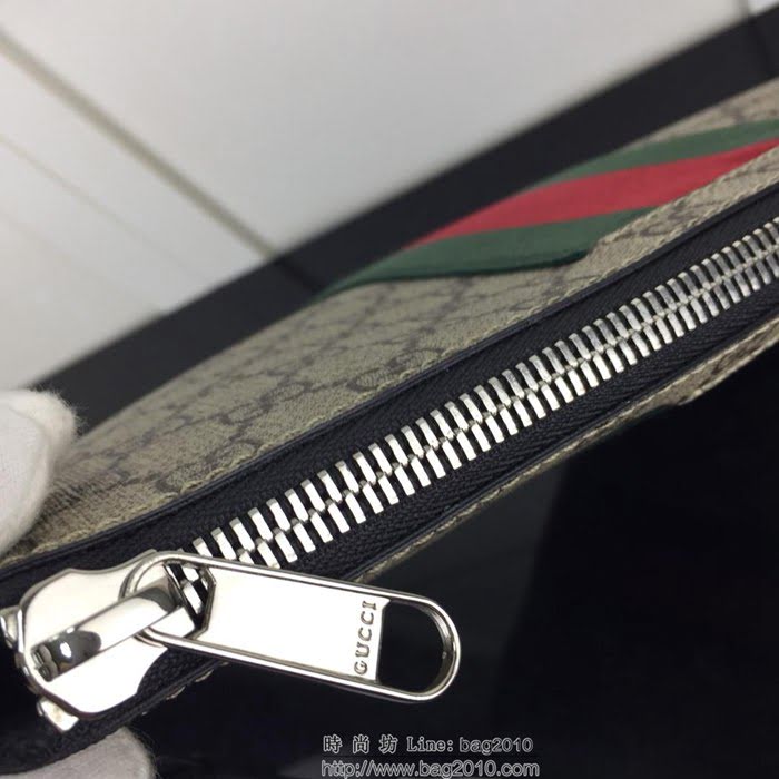 GUCCI古馳 新款 專櫃品質 原單 523603 克Pvc克皮 時尚手拿包HY1402